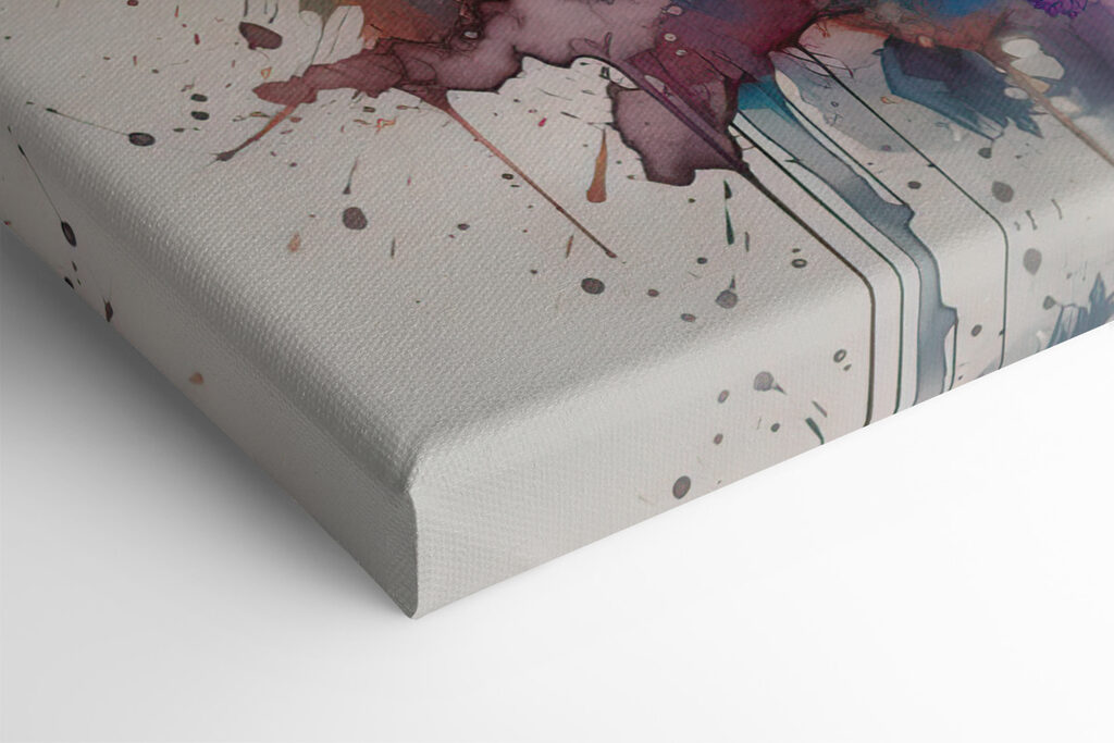 Lion painting of a face Lion painting of a face