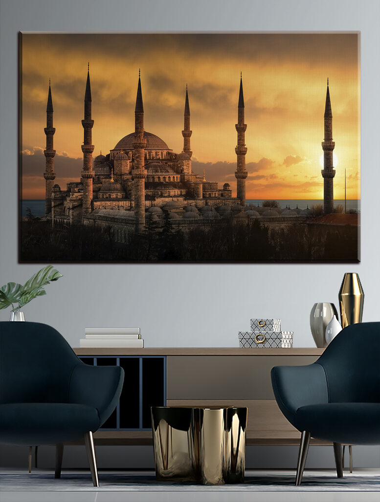 Large building with towers and towers Large building with towers and towers