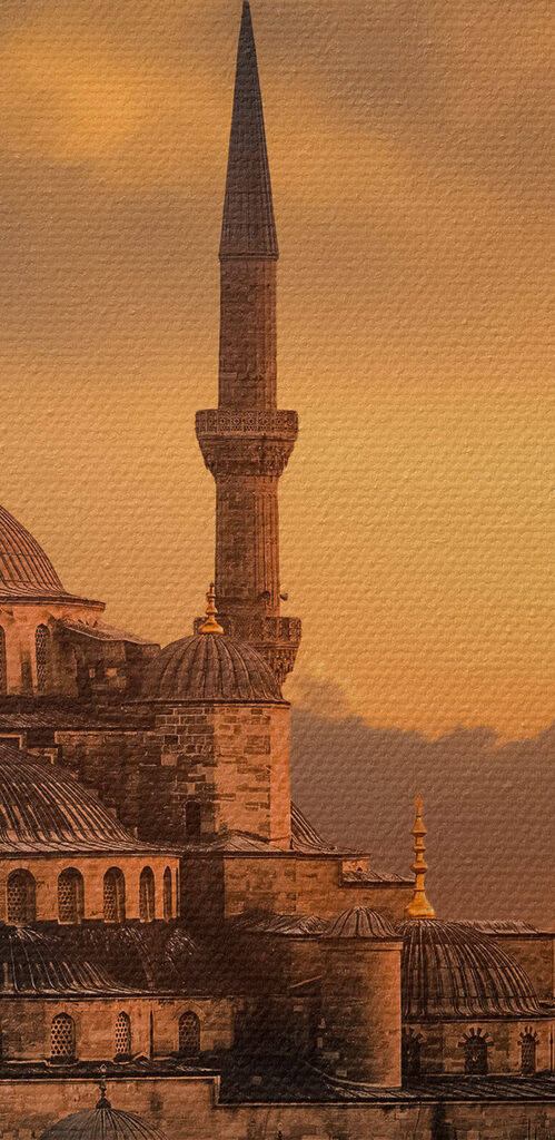 Large building with towers and towers Large building with towers and towers