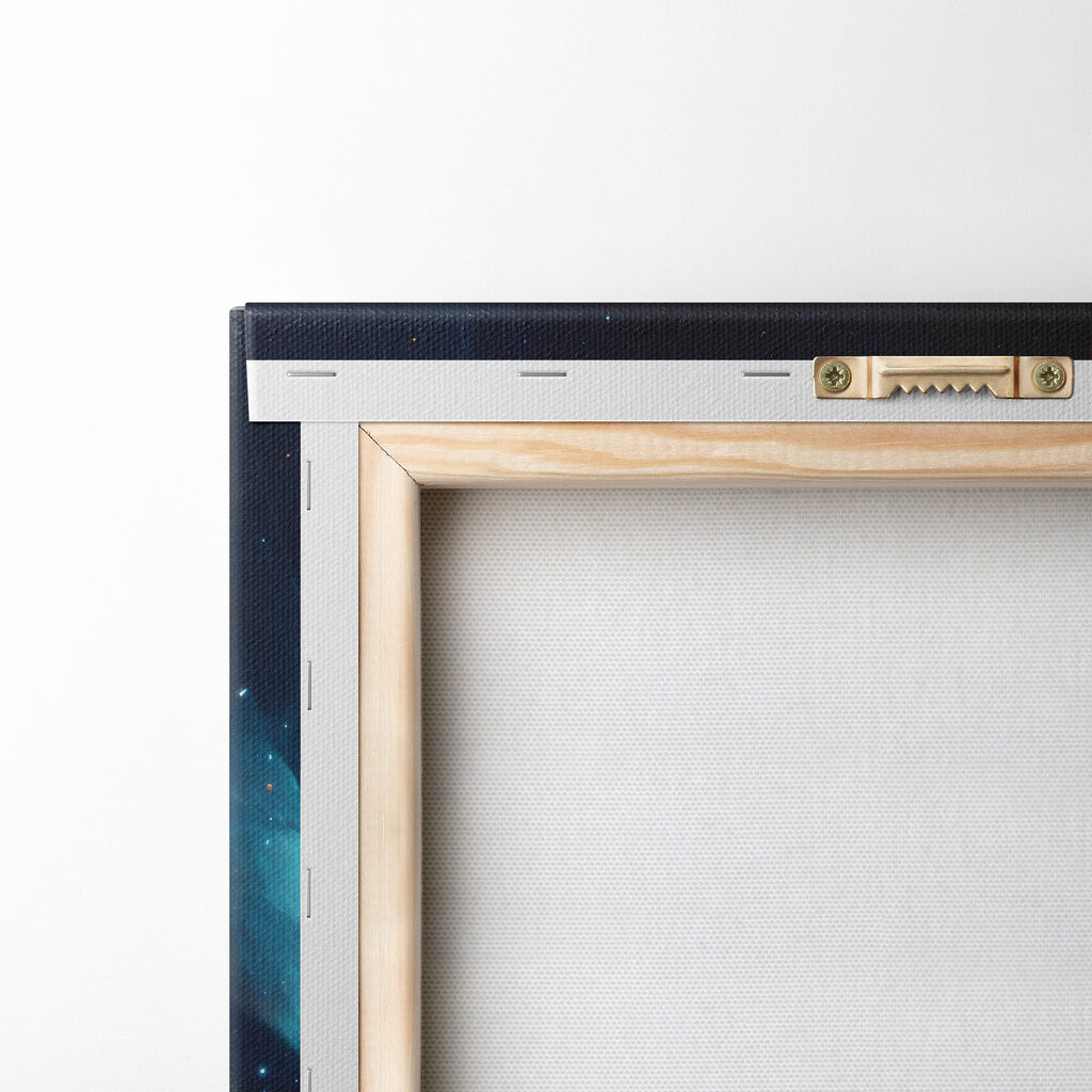 Colorful clouds and stars