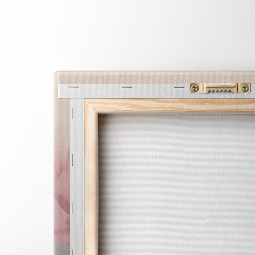 Painting of pink flowers