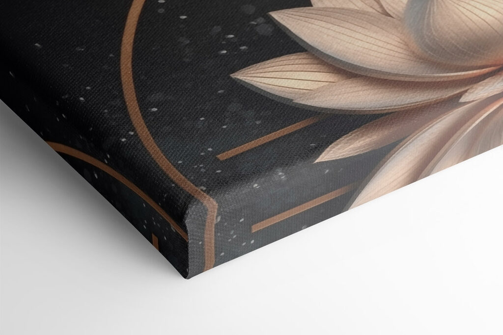 Tranquil flower amidst dark background