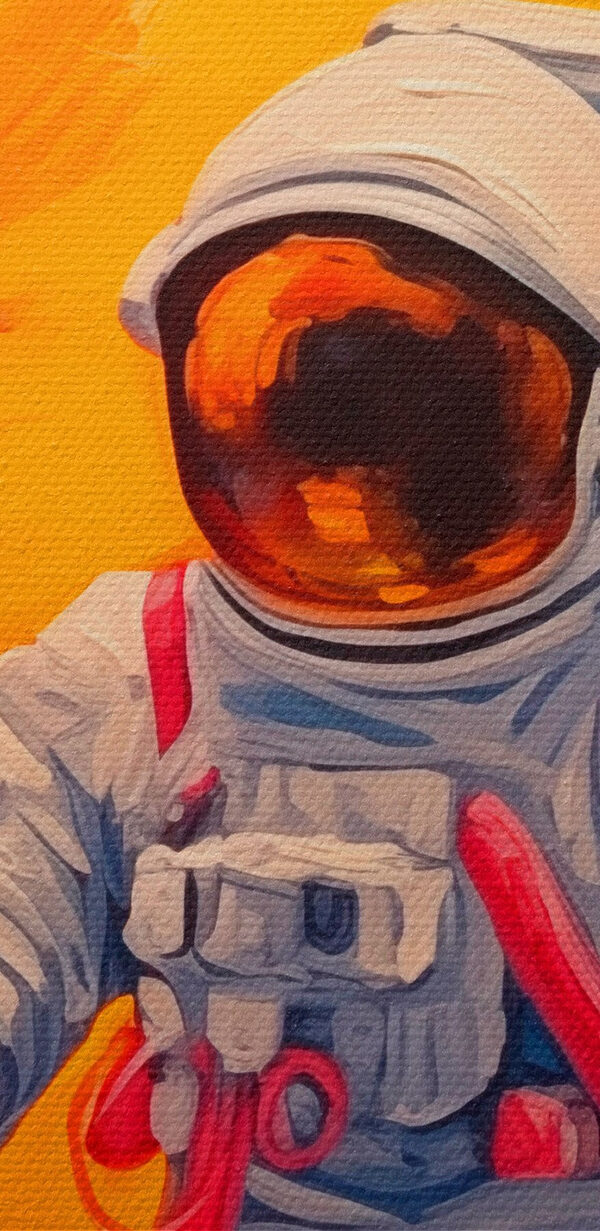 An astronaut holding a balloon An astronaut holding a balloon