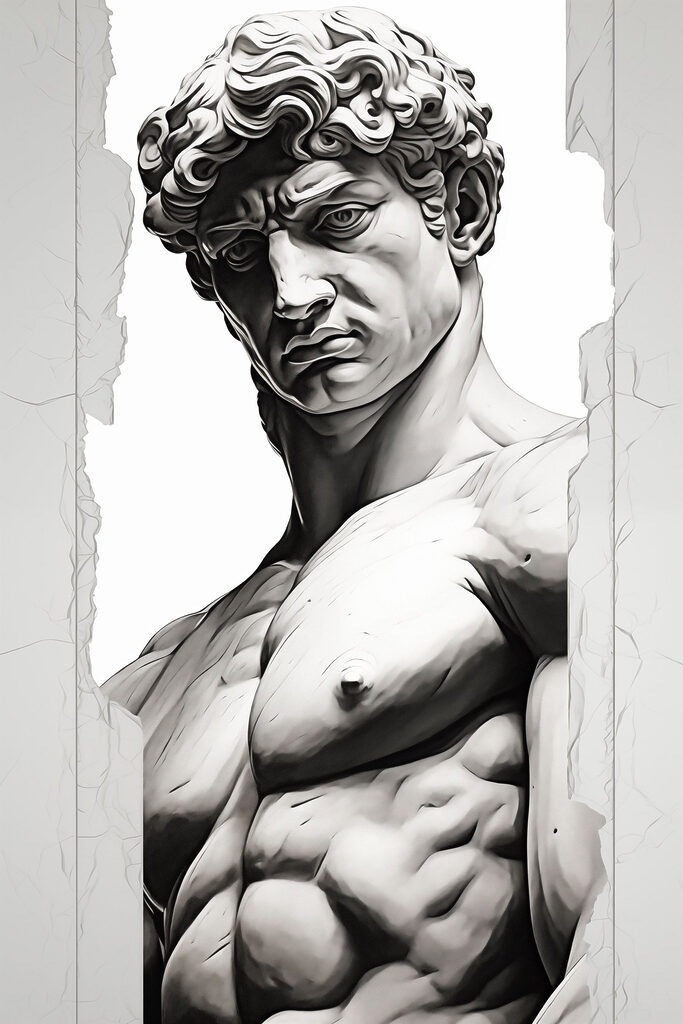 Statue of a man Statue of a man