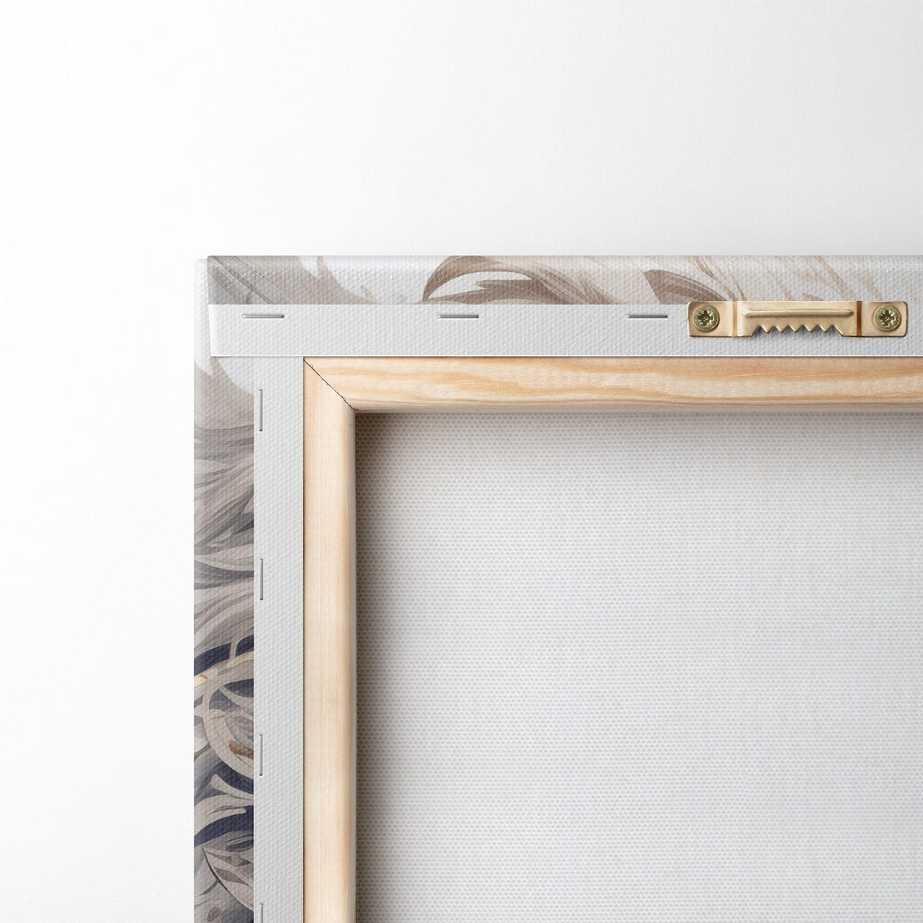 Lion with a decorative mane Lion with a decorative mane