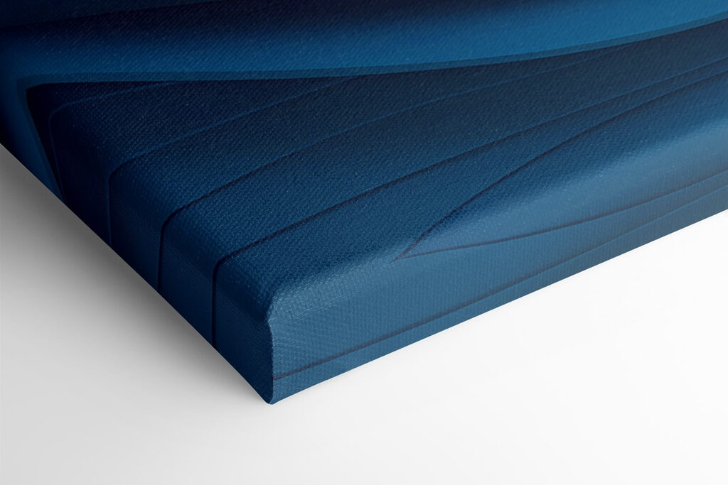 Blue and white wavy lines Blue and white wavy lines