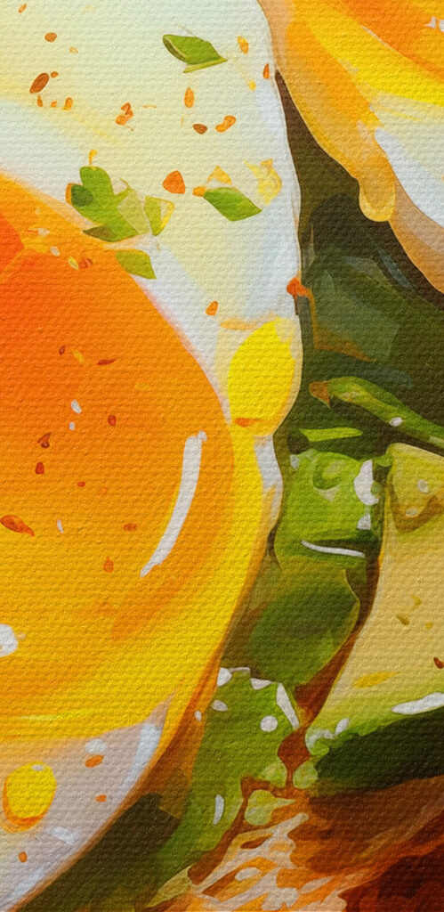 Breakfast delight on avocado toast