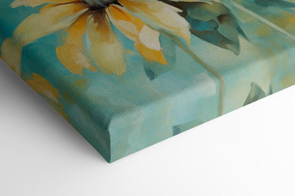 Painting of yellow flowers