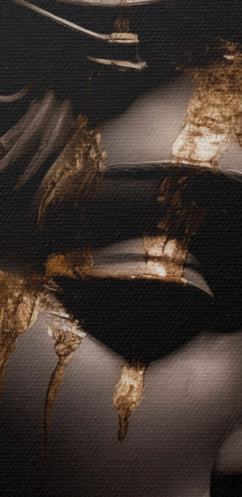 Elegant sculpture with intricate details