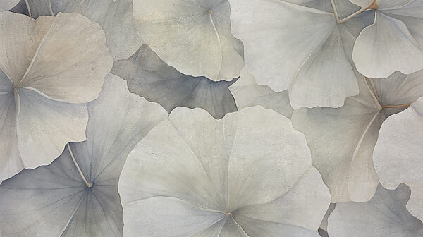 Soft petals in muted tones
