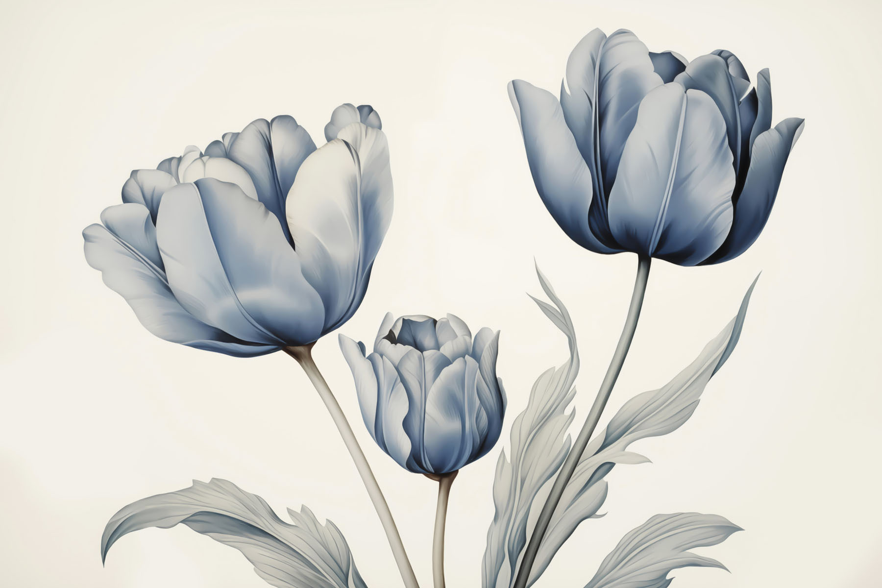 Delicate blooms in soft hues