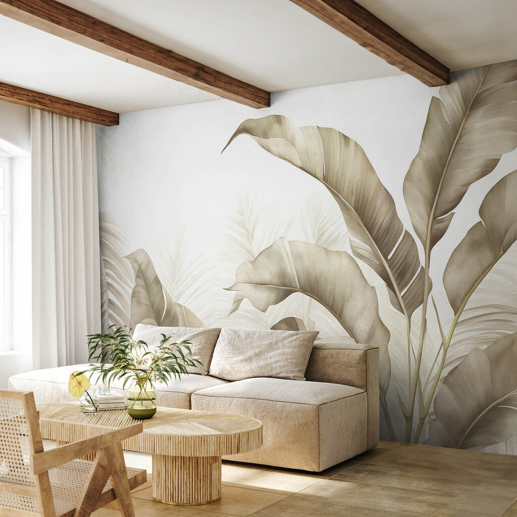 Calm, neutral botanical illustration Calm, neutral botanical illustration