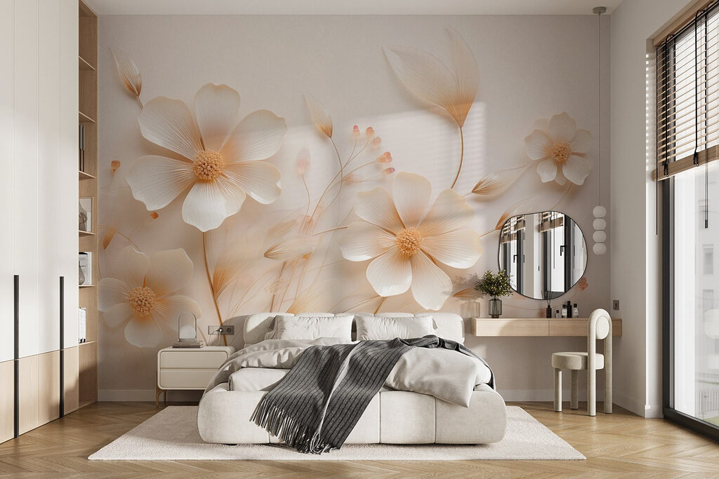 Delicate blooms on a soft backdrop Delicate blooms on a soft backdrop