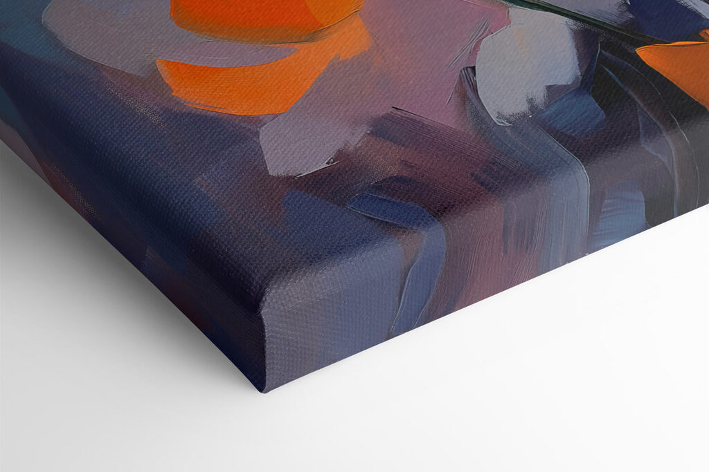 Painting of white flowers Painting of white flowers