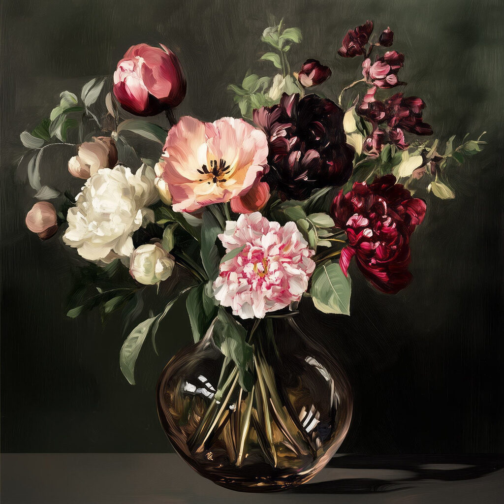Vase of flowers