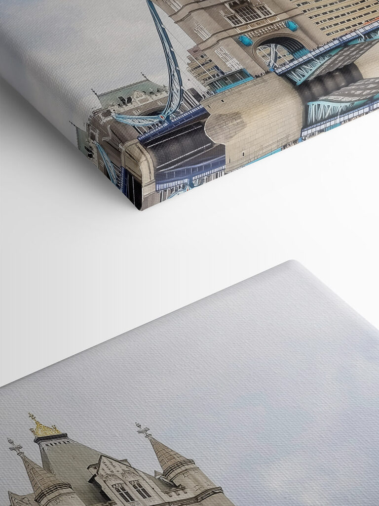 Bridge with towers and a bridge over water Bridge with towers and a bridge over water