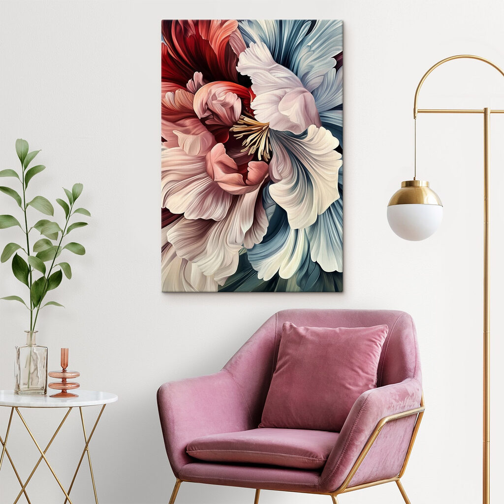 Vibrant blooms in harmonious embrace Vibrant blooms in harmonious embrace