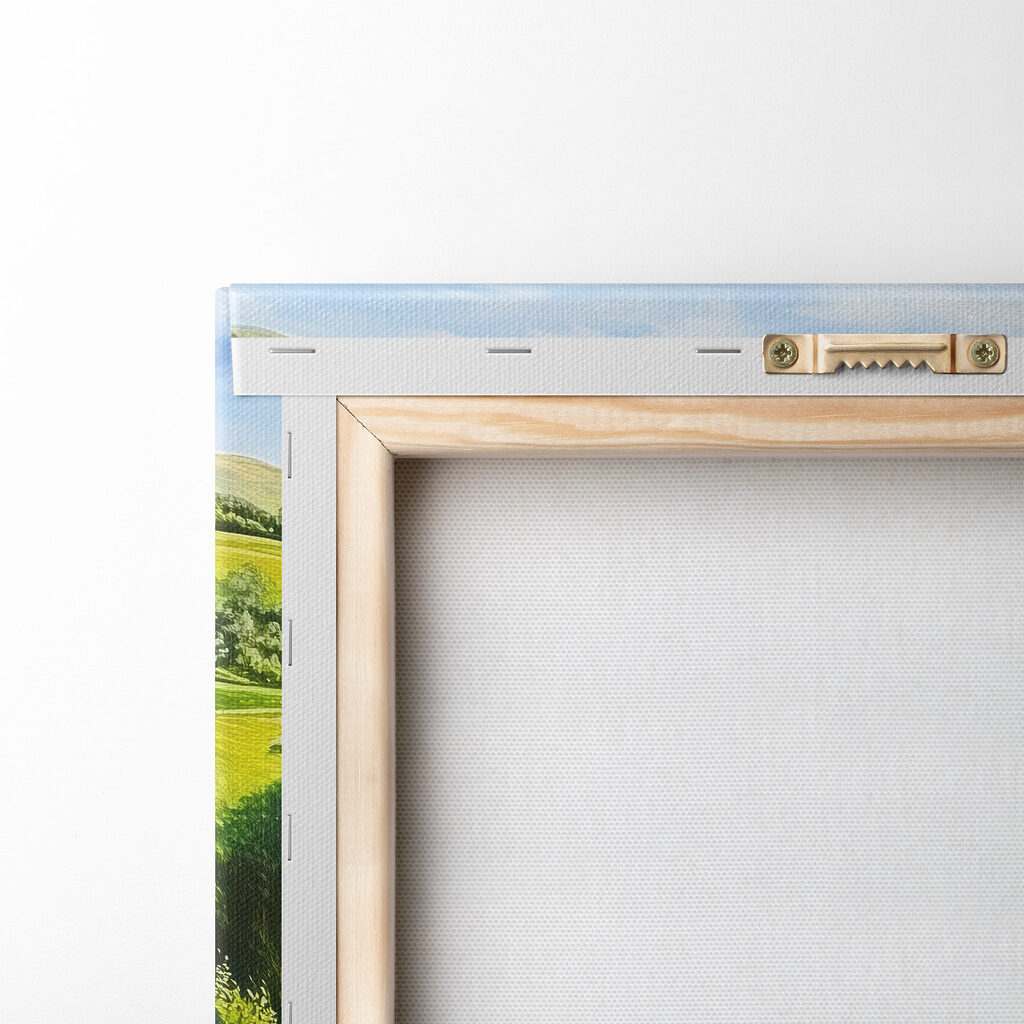 Train on a bridge over a river