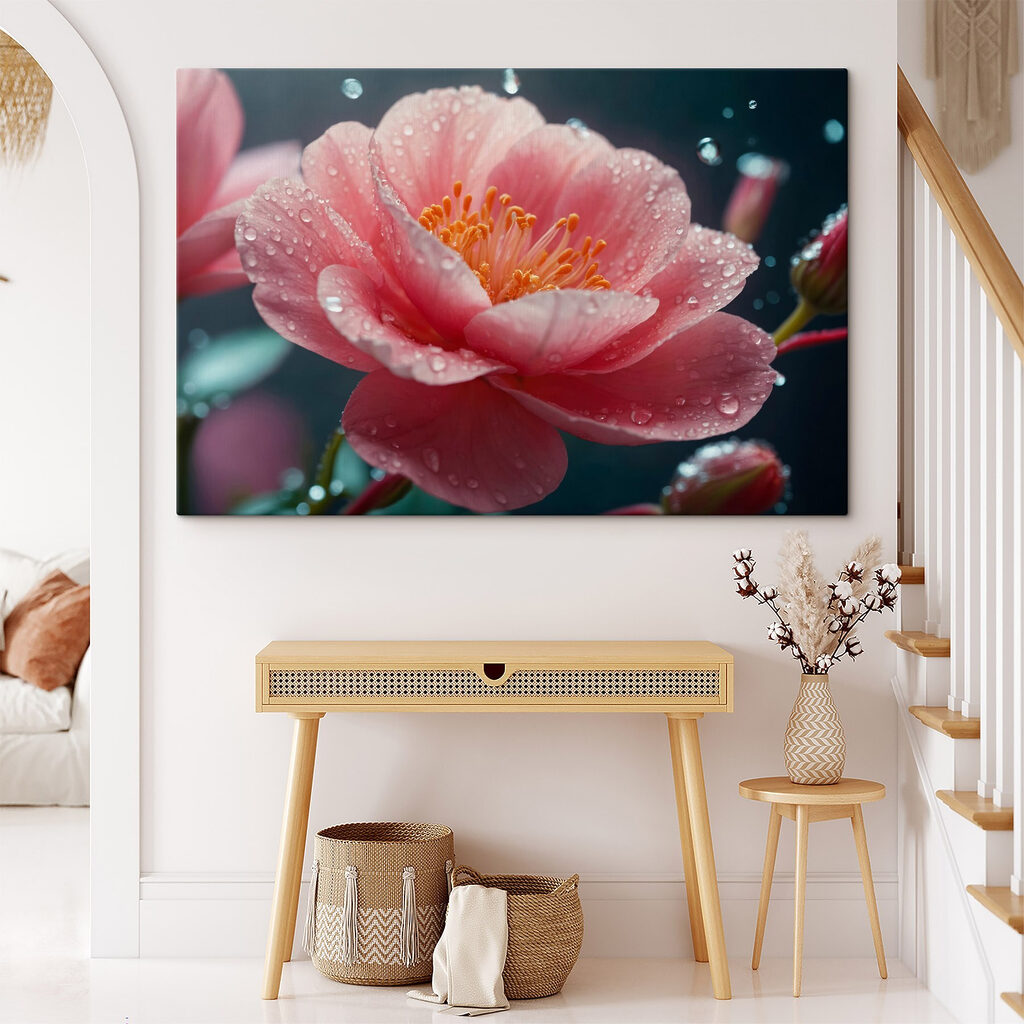 Delicate petals after a gentle rain Delicate petals after a gentle rain