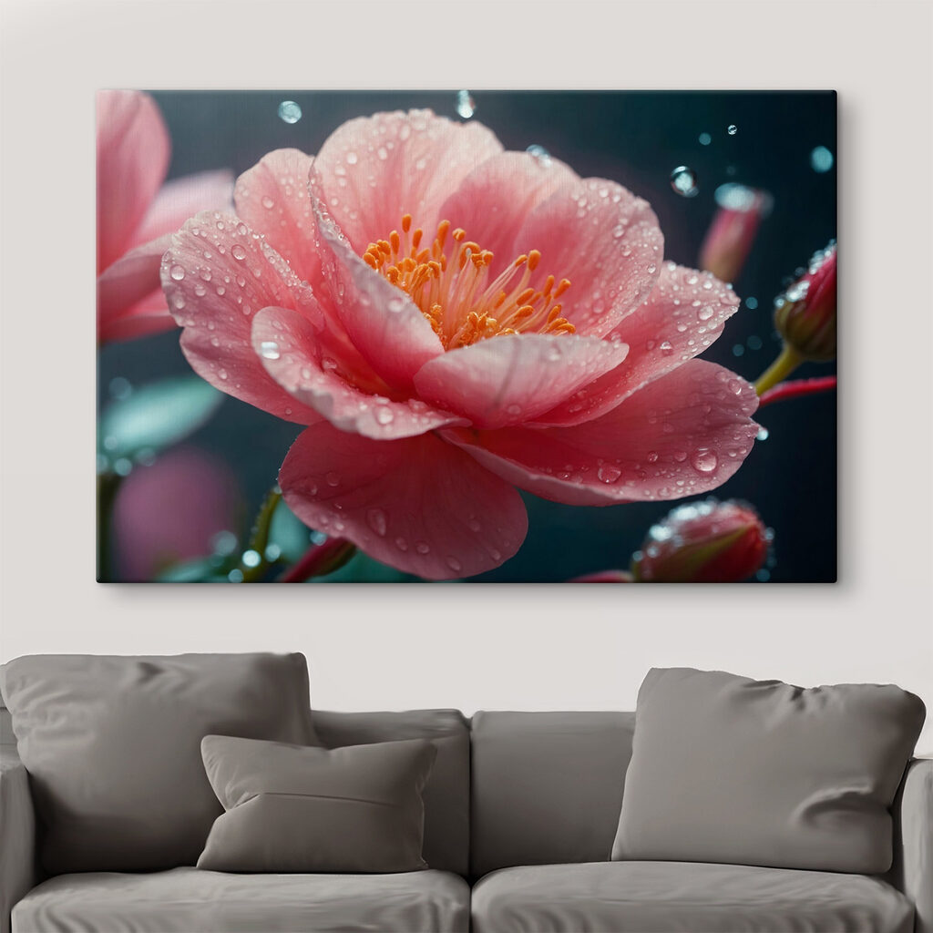 Delicate petals after a gentle rain Delicate petals after a gentle rain