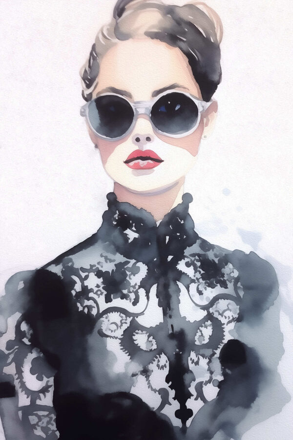 Žena so slnečnými okuliarmi Žena so slnečnými okuliarmi