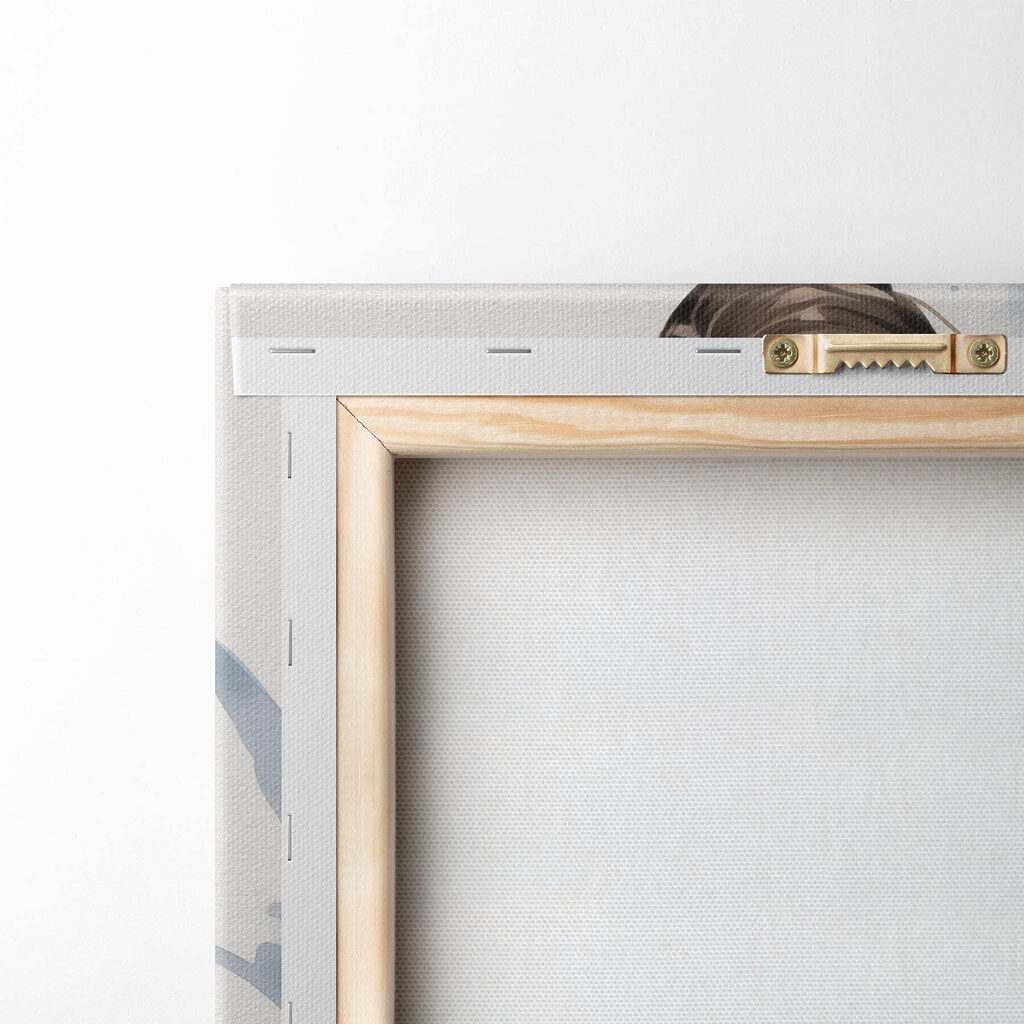 Woman in a striped jacket Woman in a striped jacket