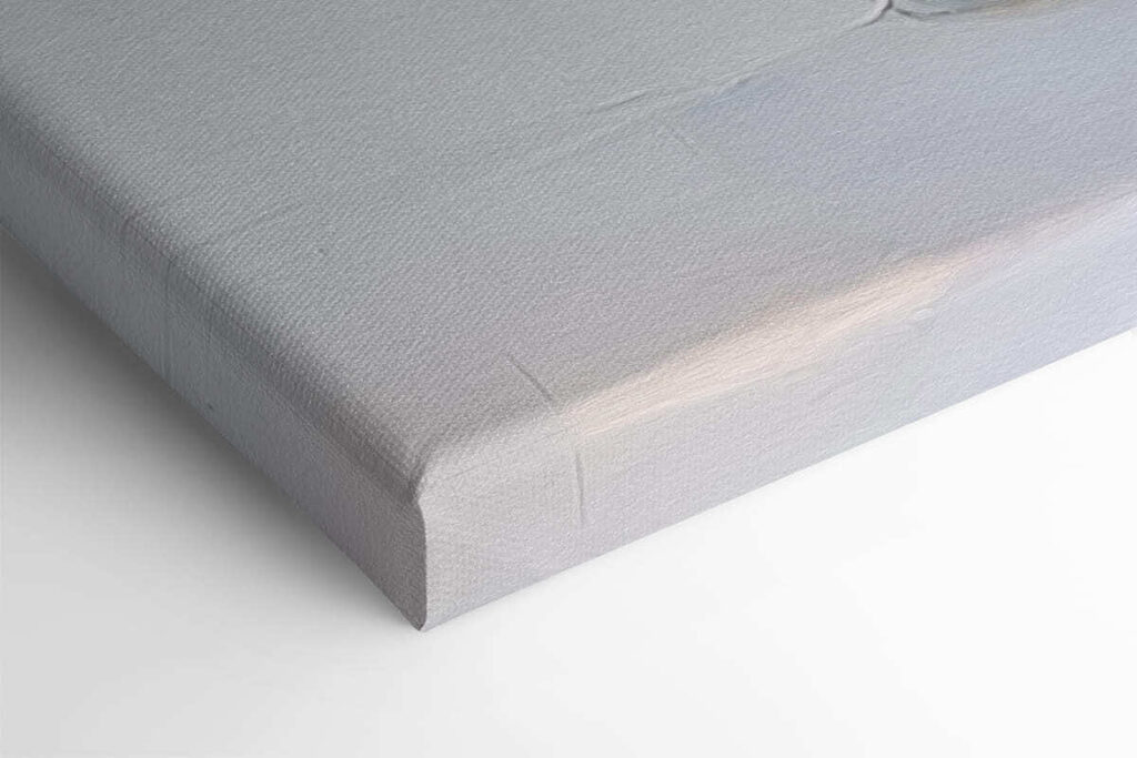 Painting of a white orchid in a glass vase Painting of a white orchid in a glass vase