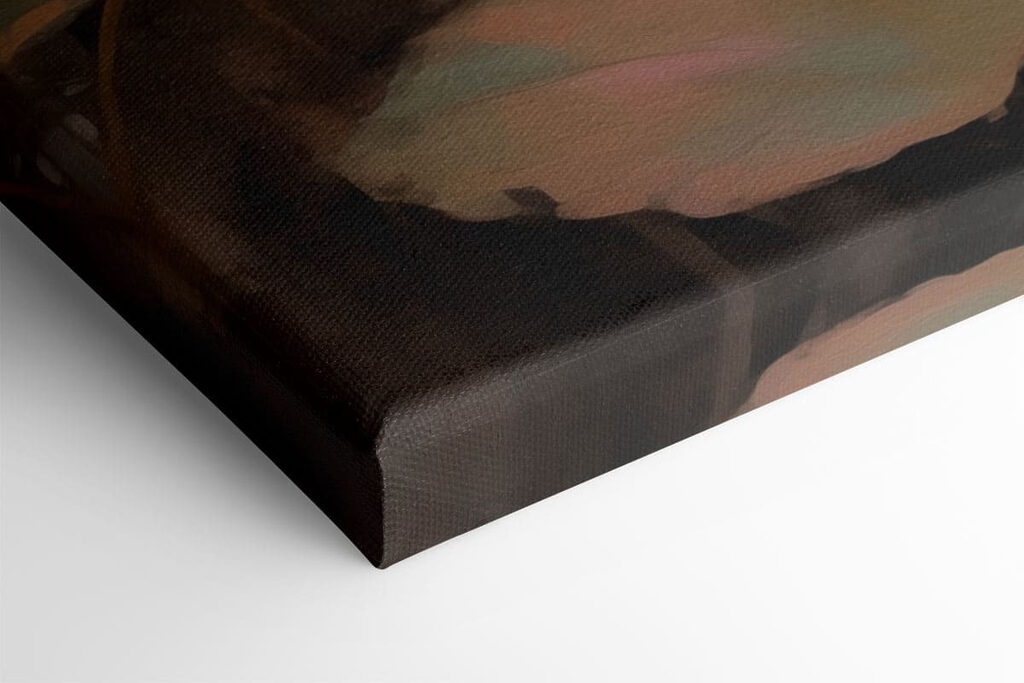 Painting of flowers on a wall Painting of flowers on a wall