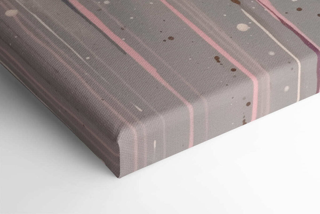 Painting of pink flowers