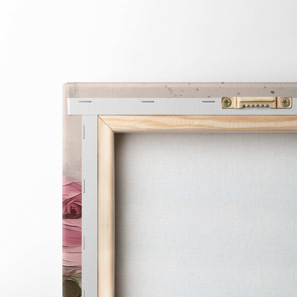 Painting of pink roses Painting of pink roses