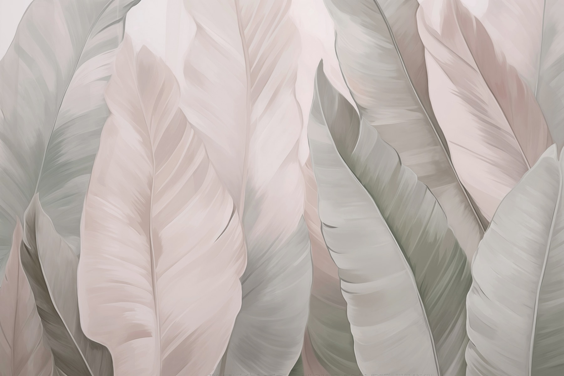 Soft hues in textured foliage patterns Soft hues in textured foliage patterns