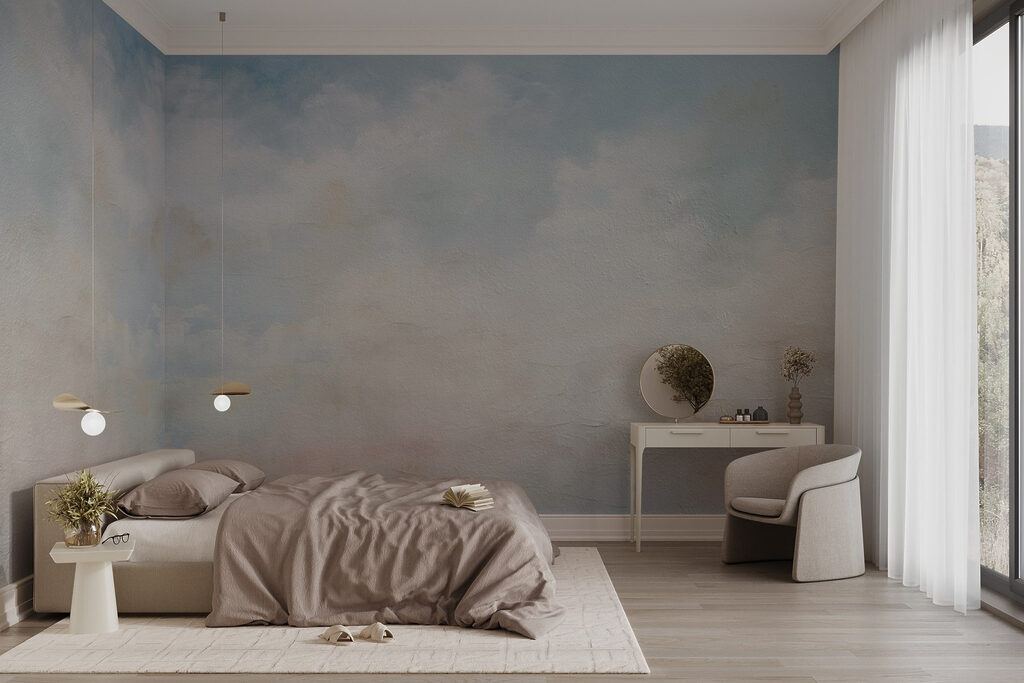 Blue sky with clouds