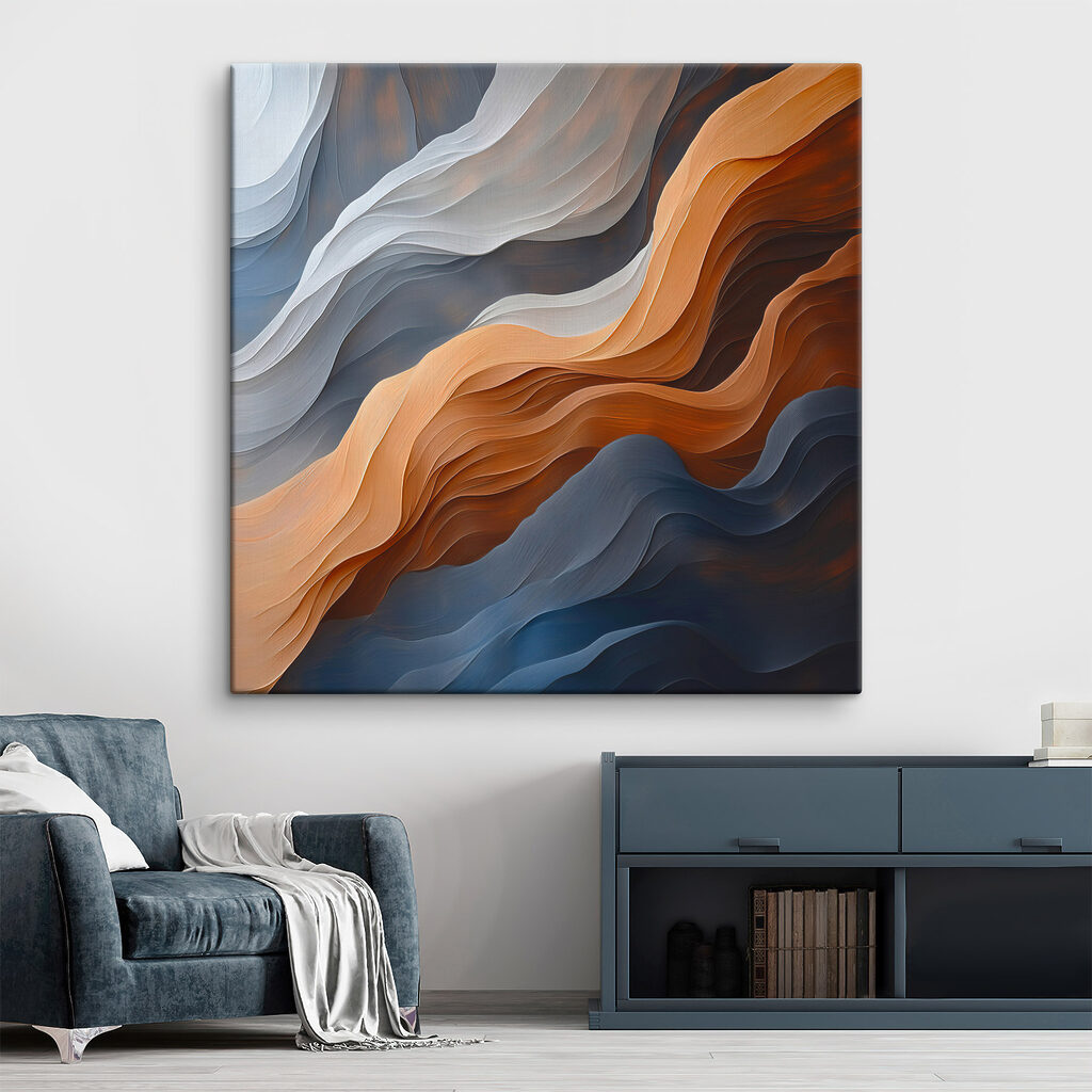 Flowing waves of color and texture Flowing waves of color and texture