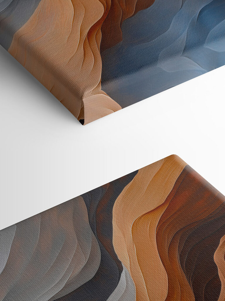 Flowing waves of color and texture Flowing waves of color and texture