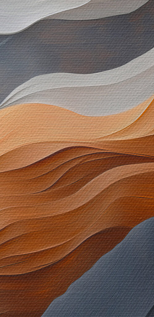 Flowing waves of color and texture Flowing waves of color and texture