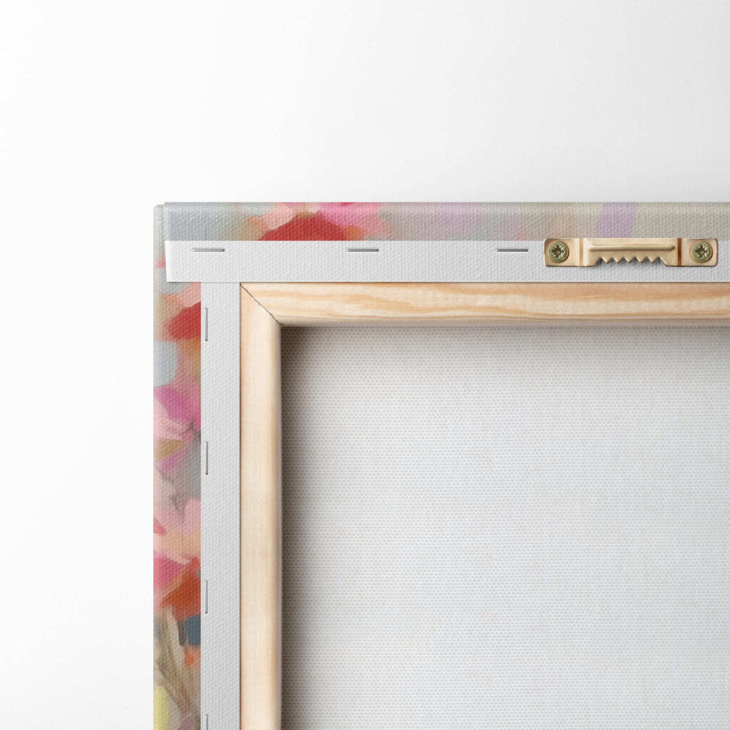 Painting of flowers on a wall