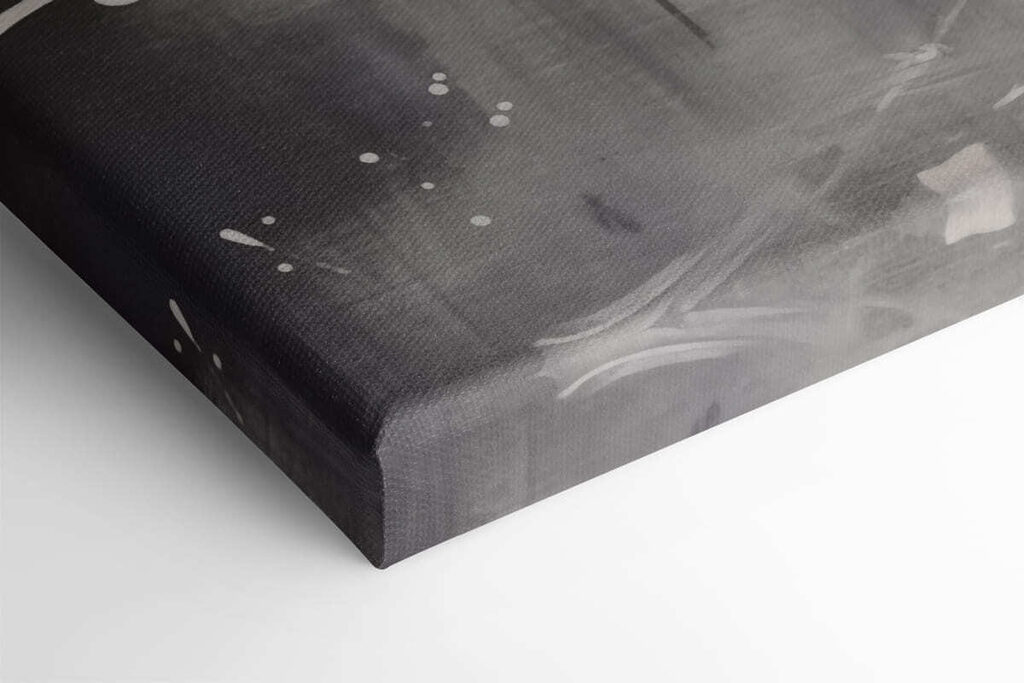 White flower on a black background White flower on a black background