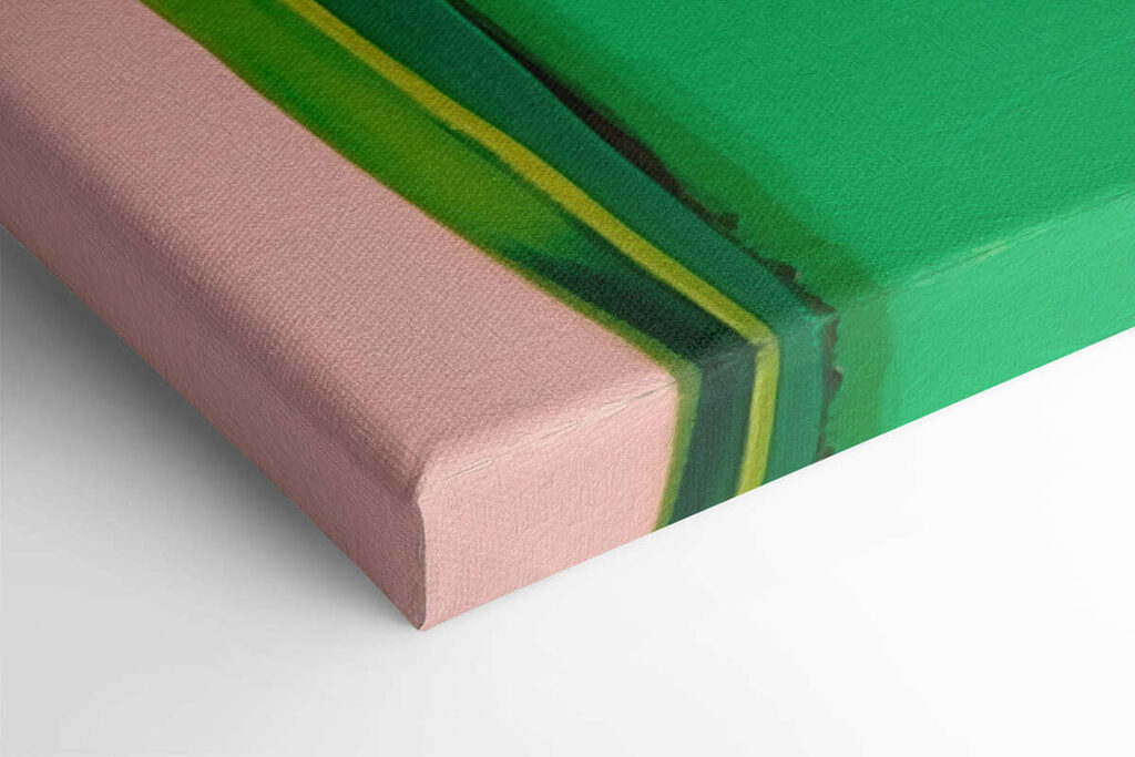 Green parrot with yellow eyes