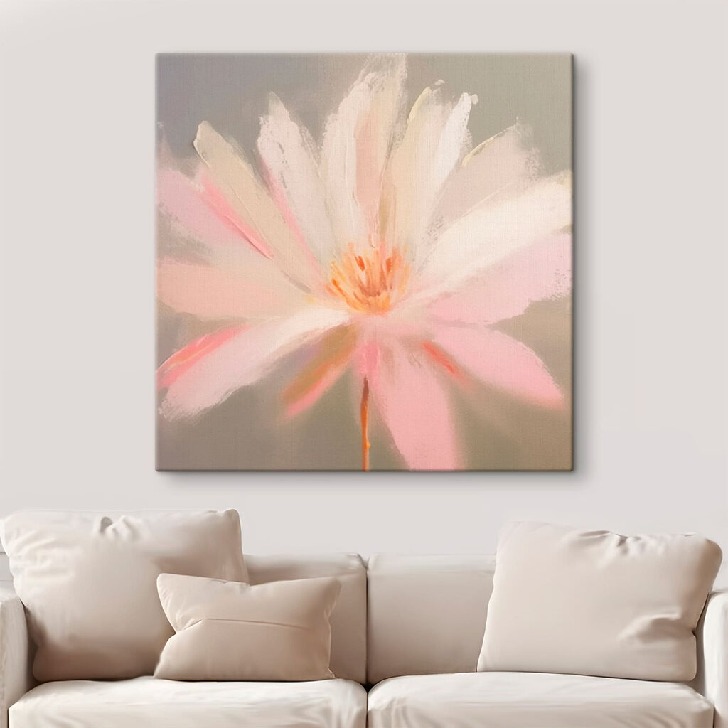 Delicate petals in soft hues