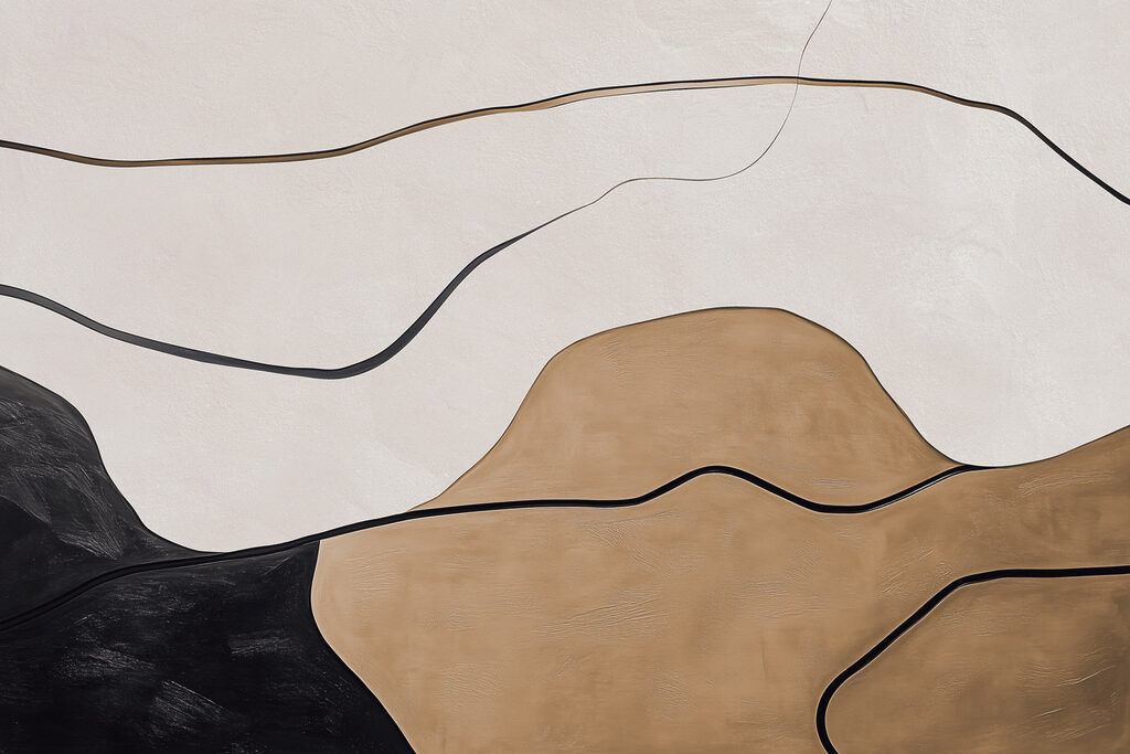 Black and white and brown lines Black and white and brown lines