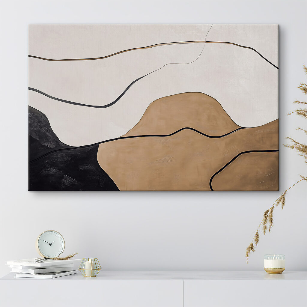 Black and white and brown lines Black and white and brown lines