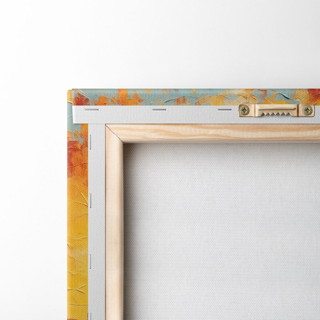 Painting of sunflowers in a field Painting of sunflowers in a field