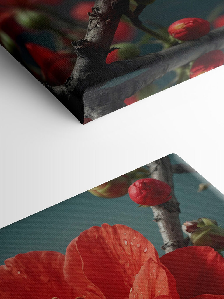 Vibrant bloom with delicate water droplets Vibrant bloom with delicate water droplets