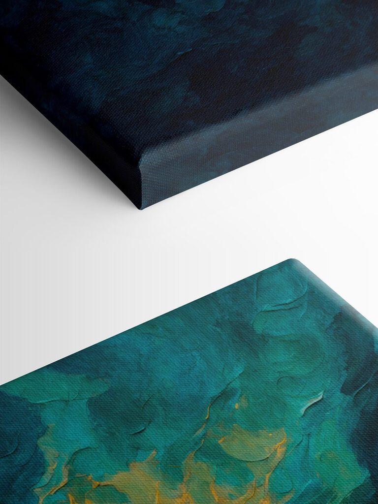 Painting of a sun and clouds Painting of a sun and clouds