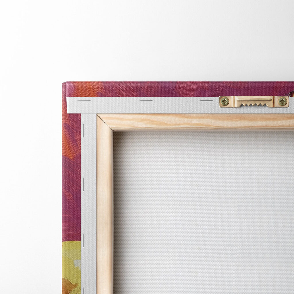 Painting of wine glasses and lemons