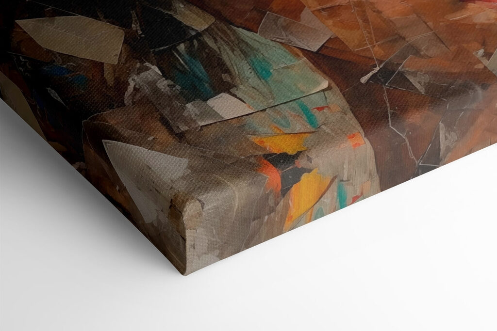 Painting of a woman's face Painting of a woman's face