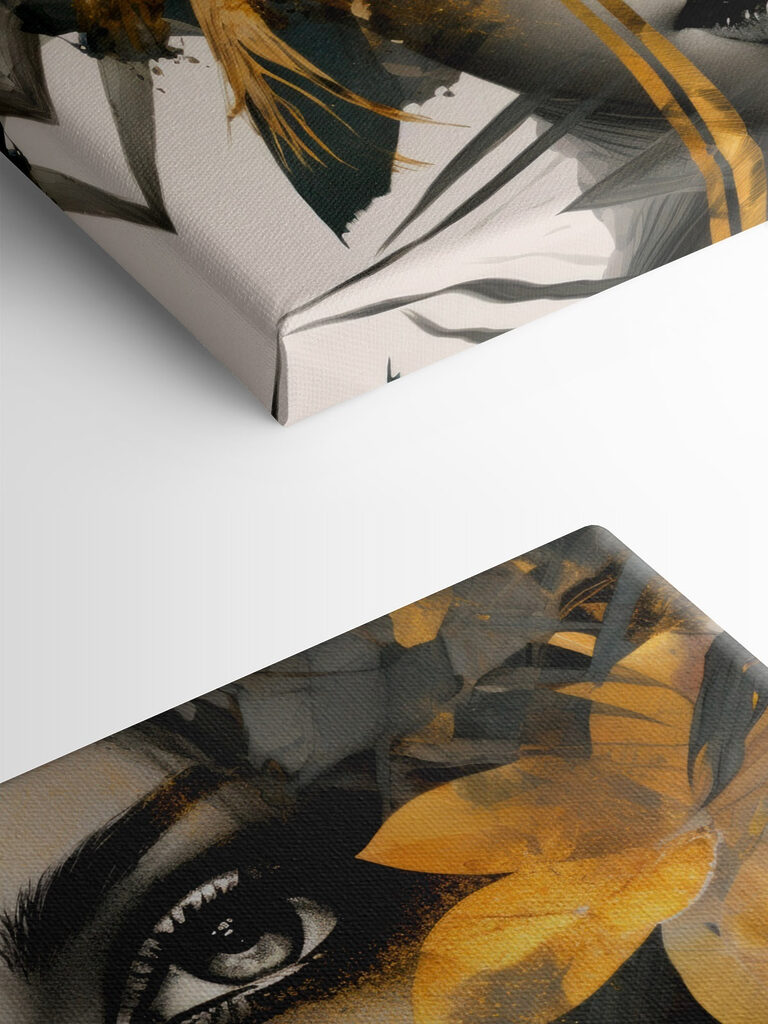 Mystical beauty surrounded by nature