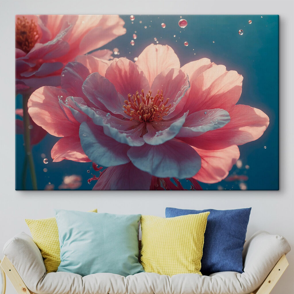 Delicate blooms in serene waters Delicate blooms in serene waters