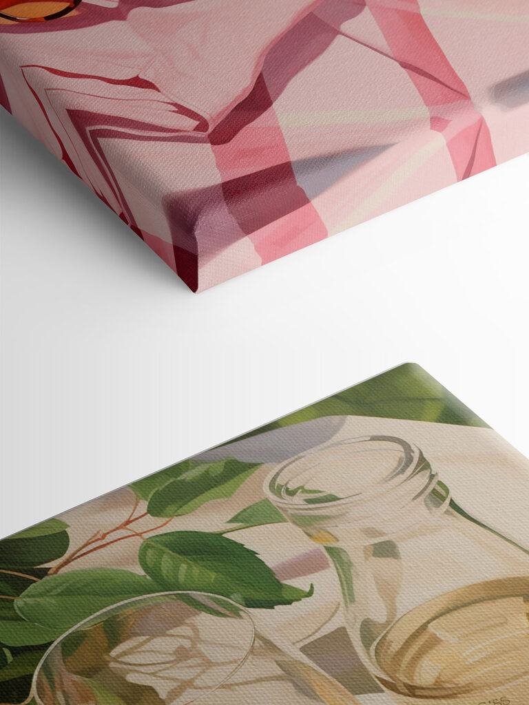 Group of glasses of wine and sunglasses on a blanket