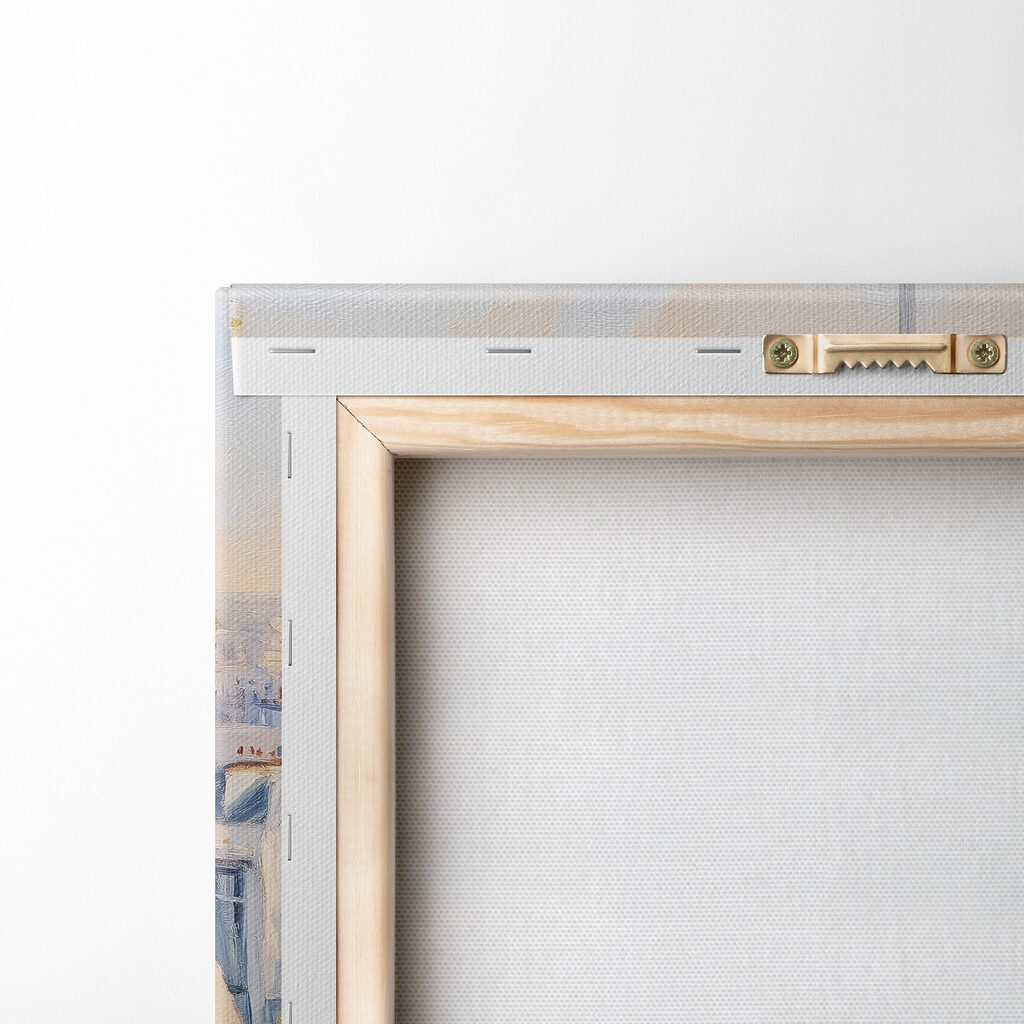 Breakfast on a table with a cup of coffee and strawberries